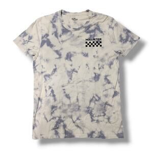 Hollister Checker Cloud Dye Graphic Tee
